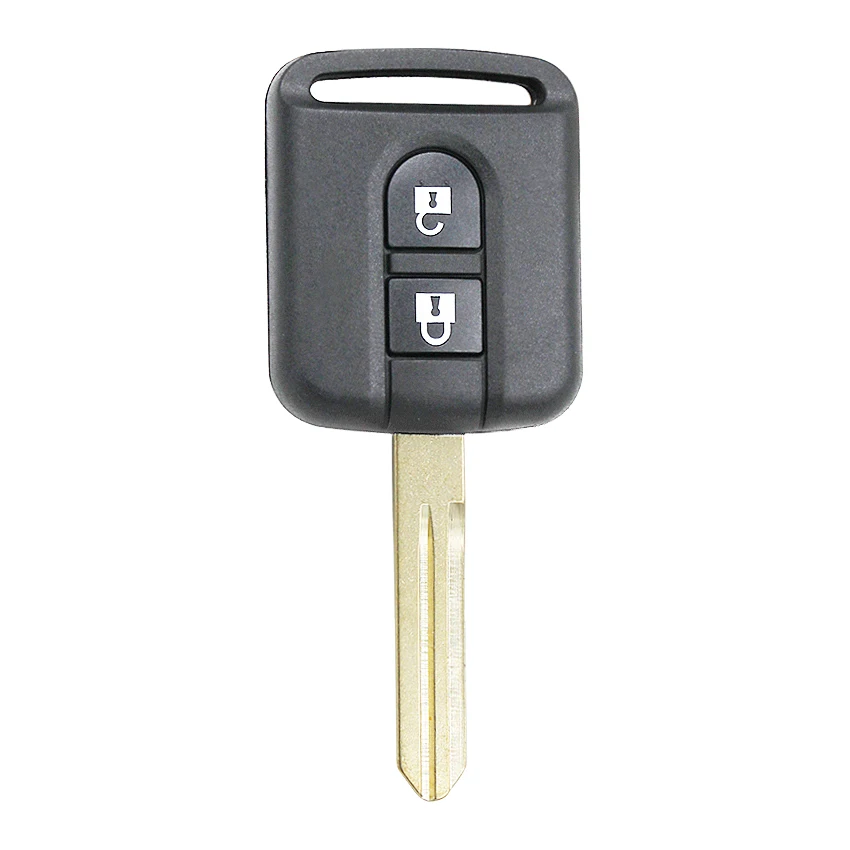 Запасной корпус 2 кнопки дистанционного ключа чехол пустой брелок для NISSAN Micra Note