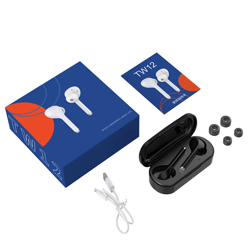 

Bluetooth 5.0 Bluetooth Earphone HD Stereo Wireless Headphones Waterproof Earbuds 9D Noise Cancelling Bluetooth Headset With Mic