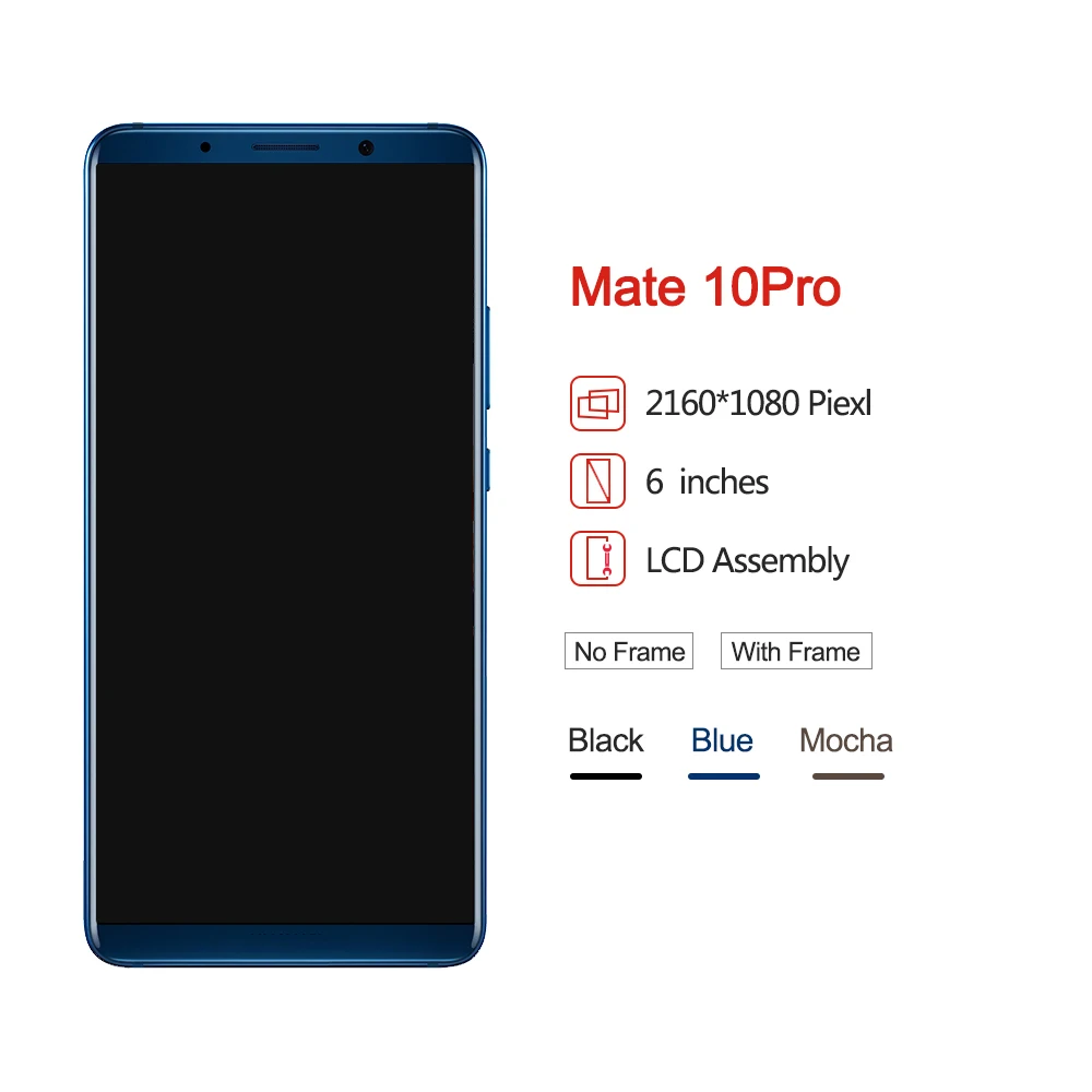 6 0 &quotОригинальный дисплей для Huawei Mate 10 Pro ЖК панель экран + сенсорный в сборе