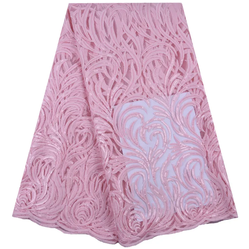 Последние Стильные молочные шелковые кружевные ткани высокого качества