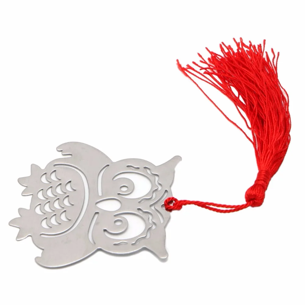 1 шт. стильная мини-Закладка канцелярские принадлежности серебряный цвет