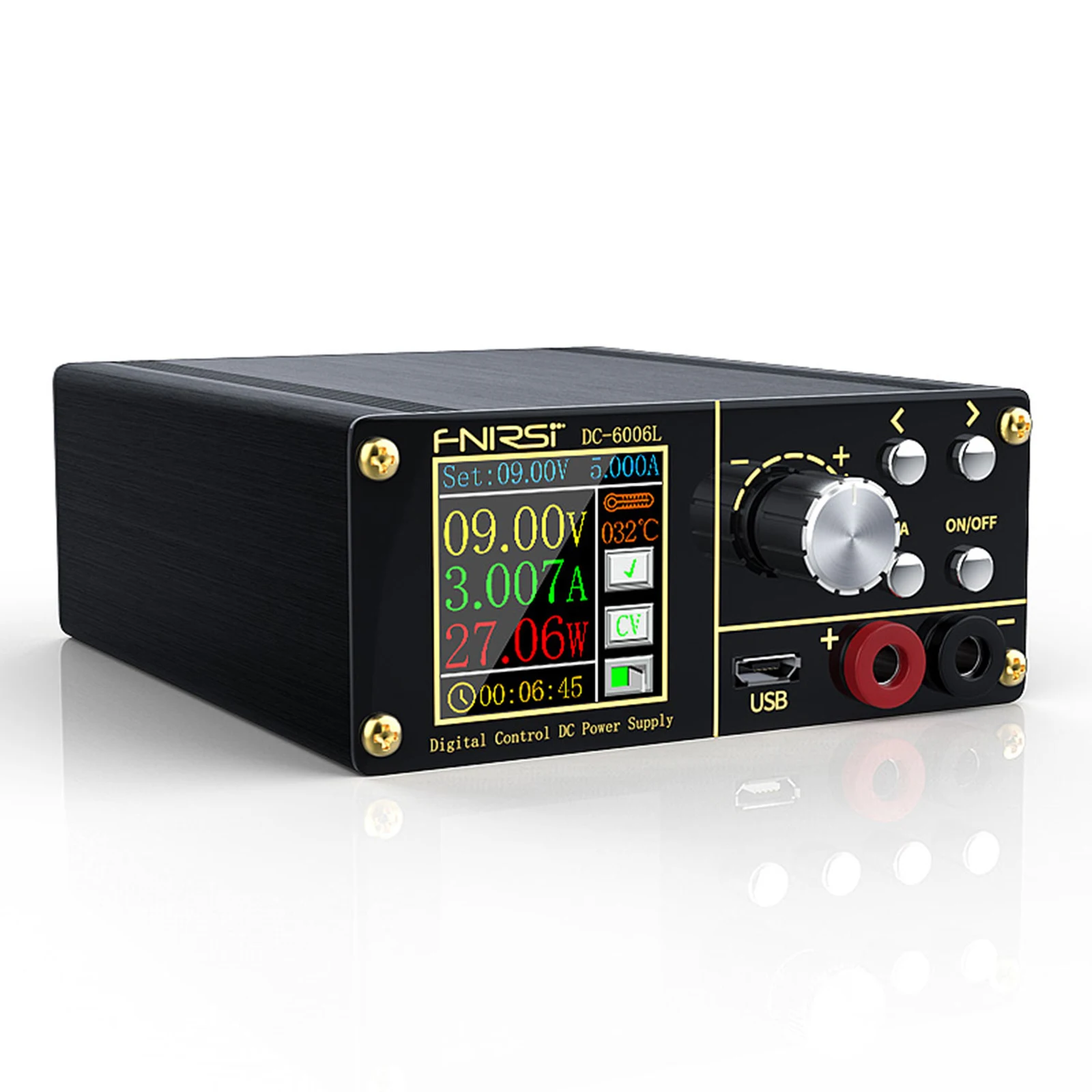 Программируемый понижающий источник питания постоянного тока с цветным