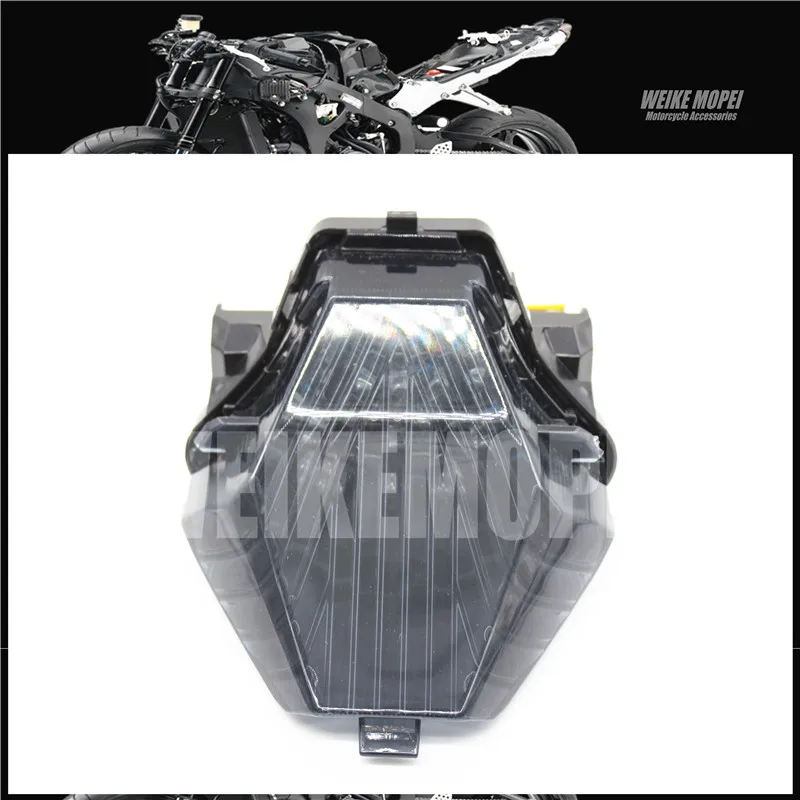 

LED Rear light Tail Lamp Taillight Turn Signal Lights Fit For Yamaha YZF R3 R25 FZ07 MT07 Smoky