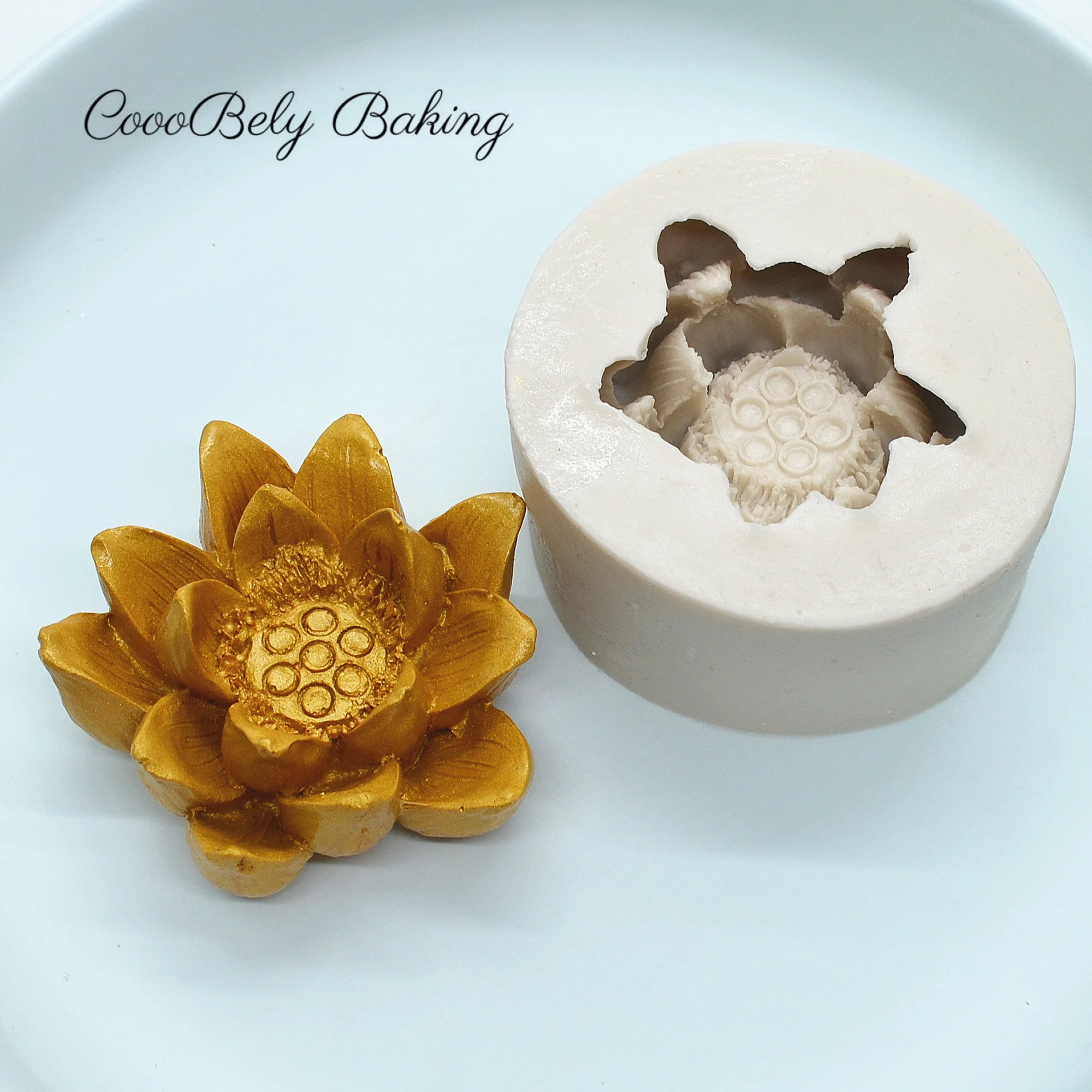 3D цветы силиконовые искусственные лотосы инструменты для украшения тортов