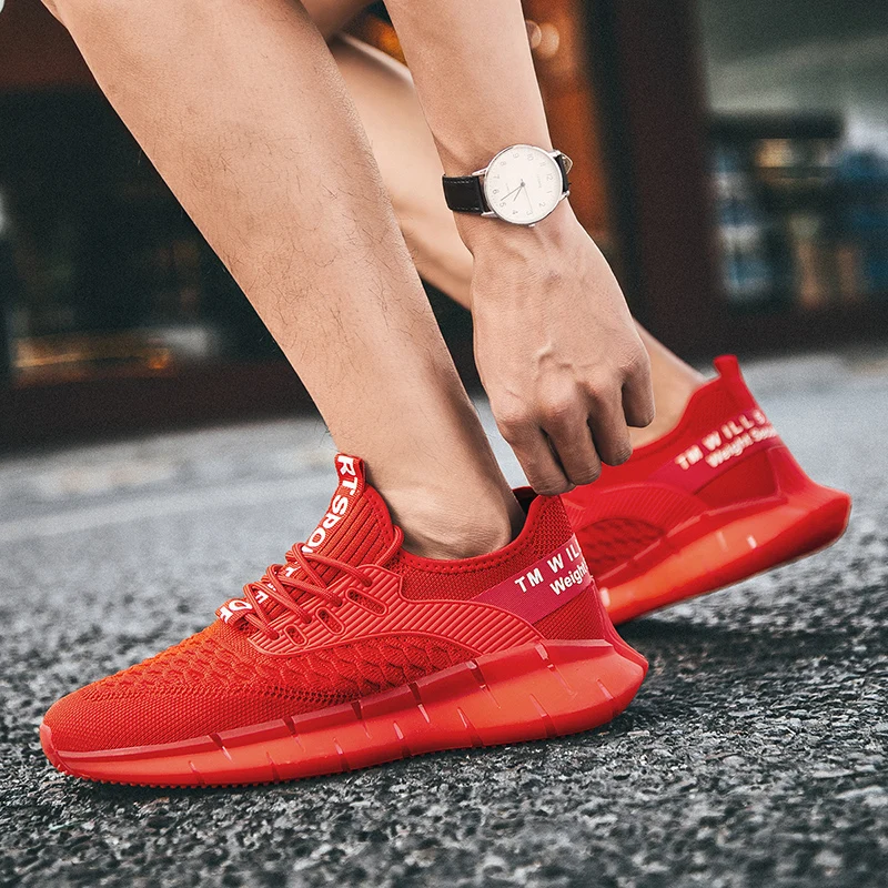 

casualBreathable comfortable sneaker Men sneakers men masculino zapatos sapatilhas summer lightweight shoe white Sneakers