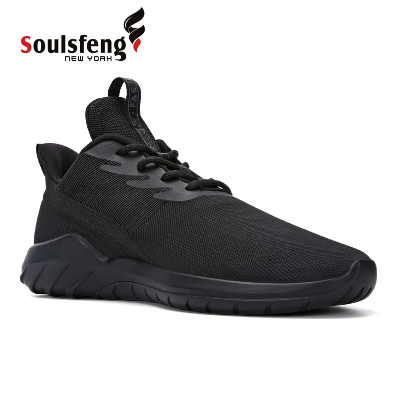 Мужские легкие трикотажные кроссовки SOULSFENG дышащие спортивные для улицы и досуга