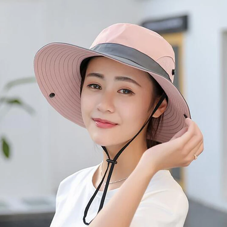 Водонепроницаемая шляпа от солнца 50 + ведро для лета мужчин и женщин рыбалки