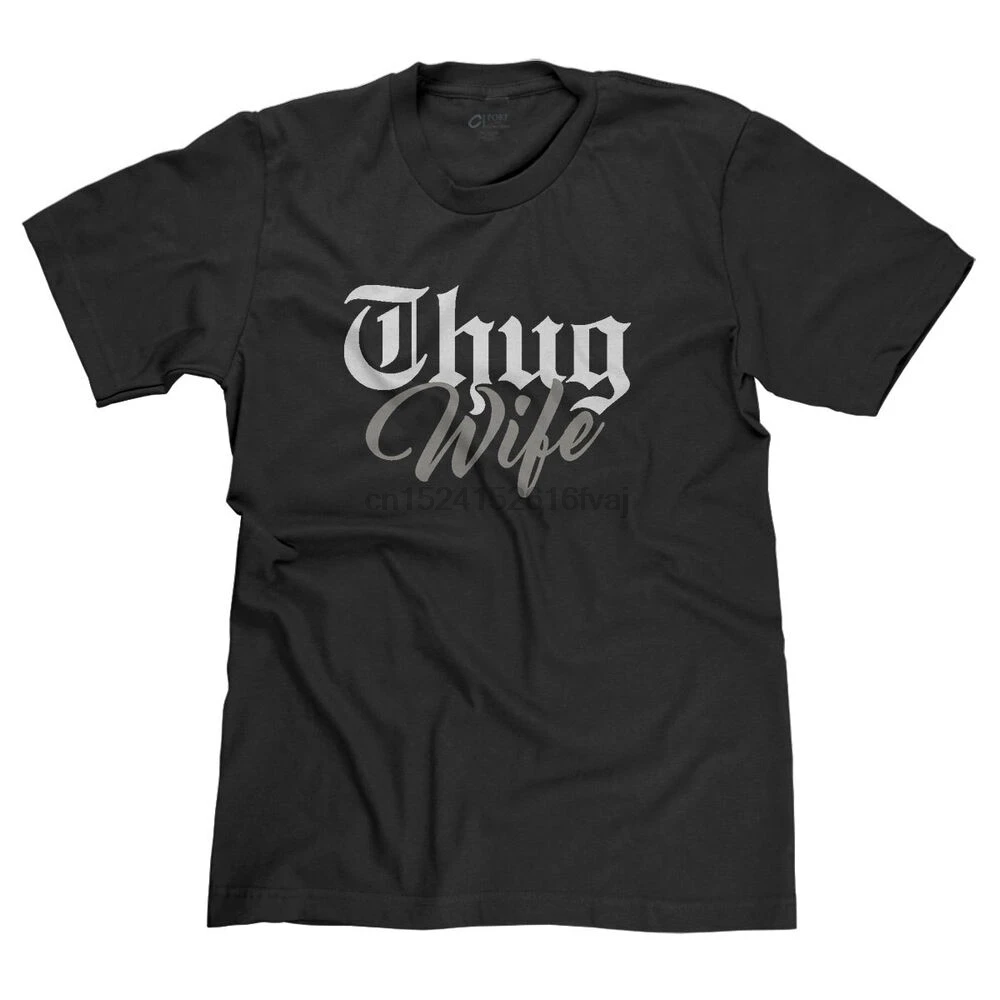 Забавная футболка с хулиганской женой в стиле хип-хоп | Мужская одежда