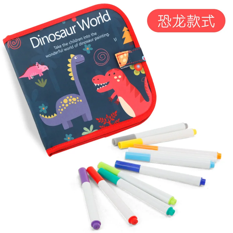 

Portable Soft Drawing Blackboard Kids DIY Water Chalk Graffiti Coloring Book Educational Toys for Children Painting