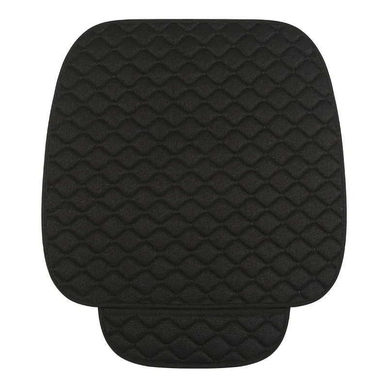 1pcs no back cover Переднее заднее сиденье автомобиля подушка коврик с спинкой сиденья автомобиля подушка крышка передняя задняя подушка дышащий протектор - Название цвета: 1pcs no back cover