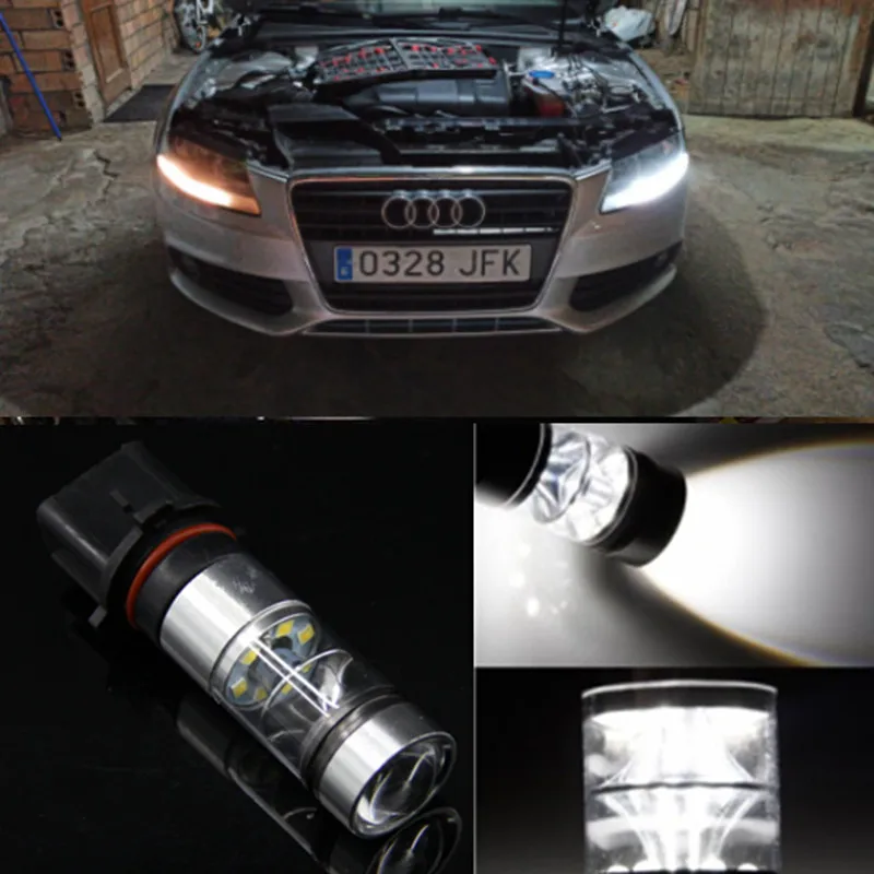 

Лампы светодиодные белые, P13W, для Audi A4, B8, NonFL (2008-2012), 2 шт.
