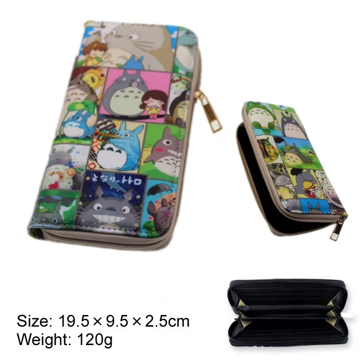 

My Neighbor Totoro Women Wallets PU Leather Students Wallet Cards Holder Women's Clutch Hasp Coin Purse Money Bags Handbags