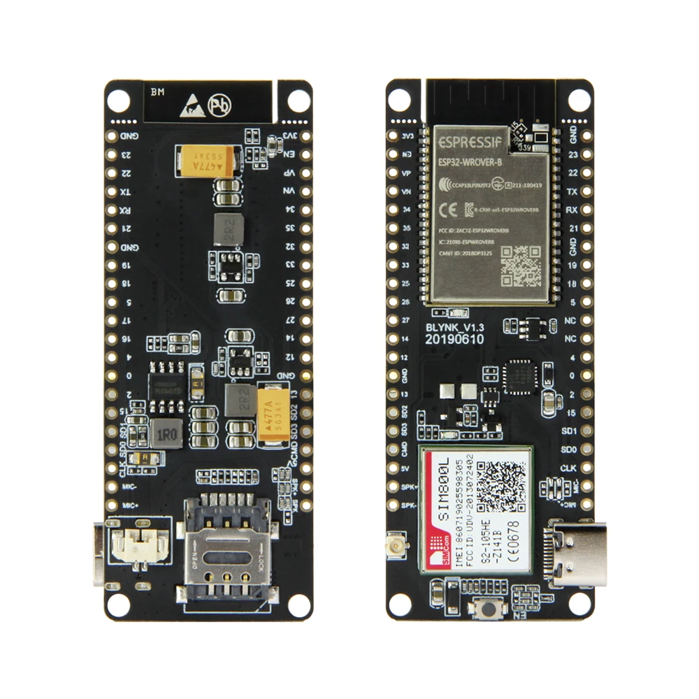 LILYGO®TTGO T Call V1.3 ESP32 беспроводной модуль SIM антенна карта SIM800L Модуль и GSM/GPRS