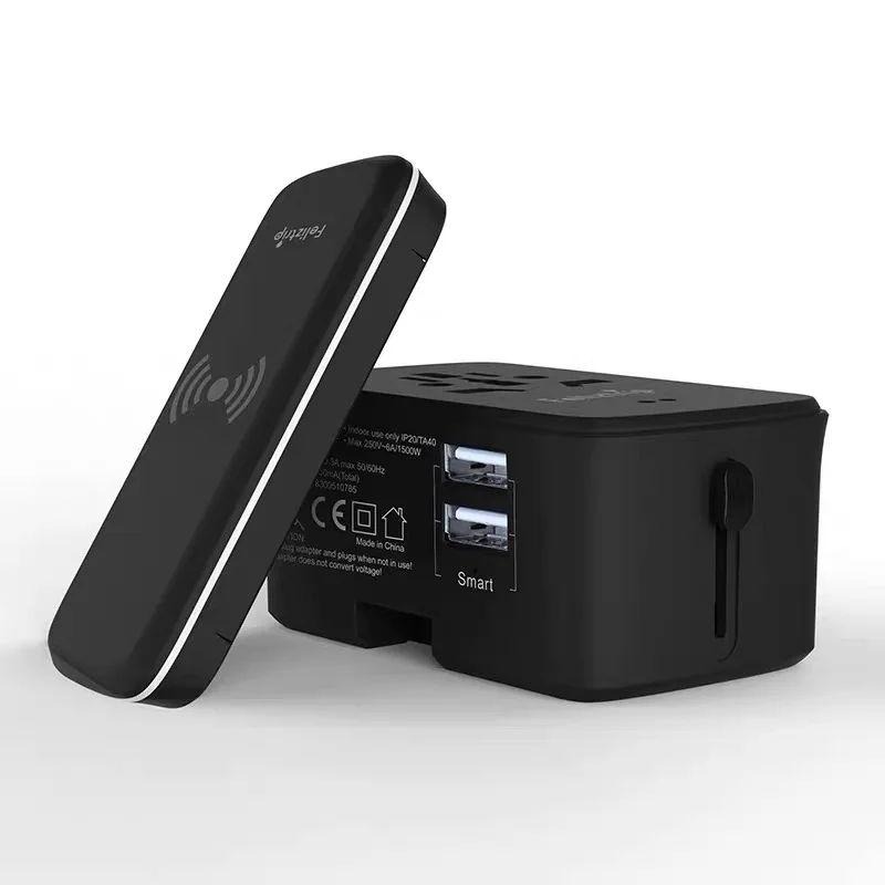 Универсальный дорожный адаптер все в одном по всему миру AC power oulet вилки