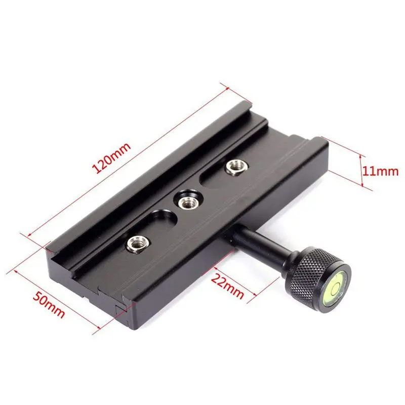 QR-120 Зажим адаптер для Quick Release Plate 1/4in 3/8in Arca SWISS PU-50/PU-60/PU-100/PU-120/PU-150/PU-200 Benro Sunwayfoto Tri |