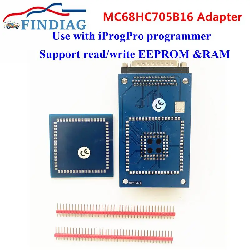 Новейший адаптер для программатора iProg Pro MOTOROLA MC68HC705B16 поддержка нескольких