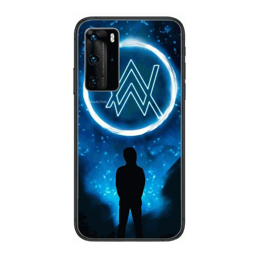 

Alan Walker DJ Phone Case For Huawei P 40 30 20 10 9 8 Lite E Pro Plus Black Etui Coque Painting Hoesjes comic fashion
