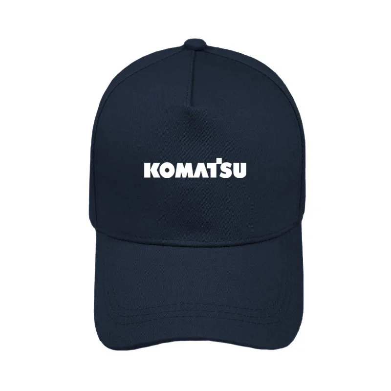 Бейсболка с логотипом Komatsu мужская хлопковая унисекс брендовая в стиле хип-хоп