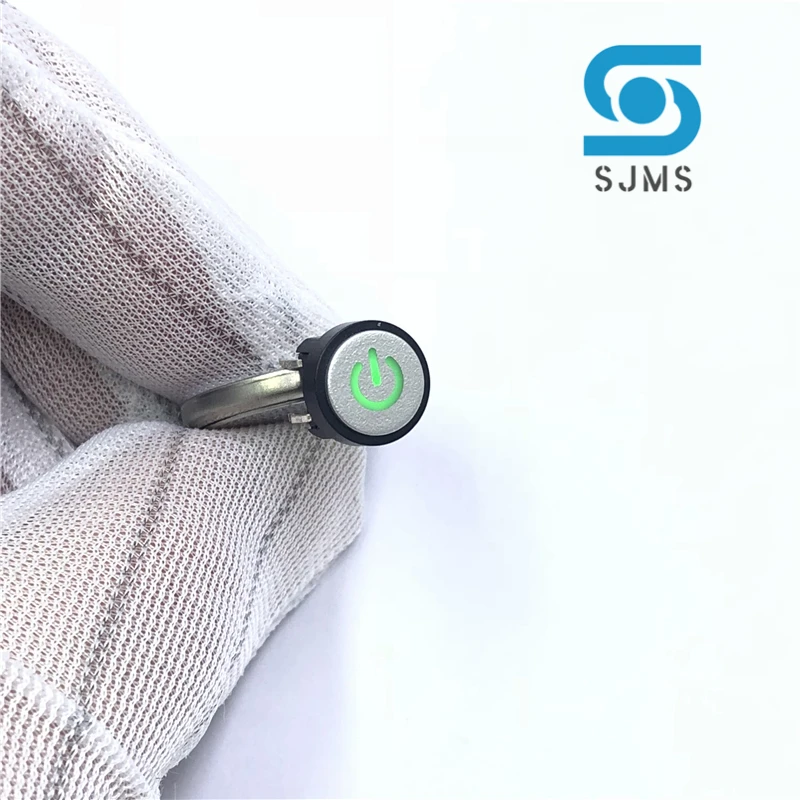 

Кнопочный выключатель LED красный пластик