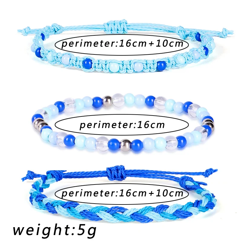 Браслеты ручной работы для девочек-подростков плетеные эластичные браслеты