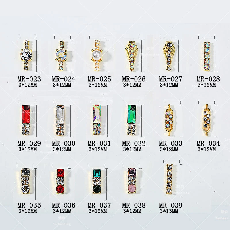 10 шт. украшения для ногтей с бриллиантами|Стразы и украшения| |