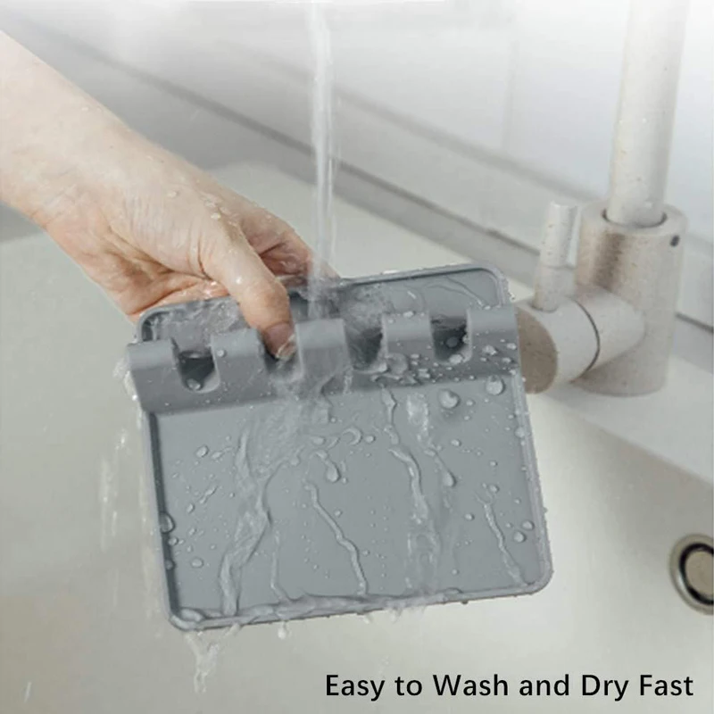 

ANAEAT Heat Resistant Silicone Spoon Rest ladle Utensil Holder Organizer Rack Storage Kitchen Accessories Cooking Tools