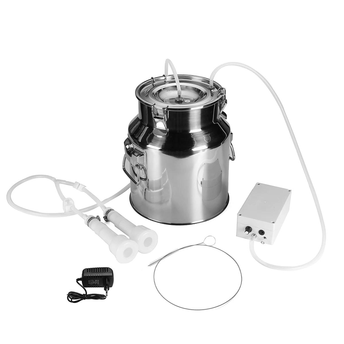 Электрический доильный аппарат 14 л ведро из нержавеющей стали для пастбищ коровы