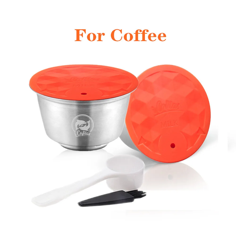 Новые фильтры для кофе с молочной пенкой для Nescafe dolcee Gusto многоразовые кофейные капсулы Pod кофейные фильтры для многократного использования из нержавеющей стали - Цвет: As picture