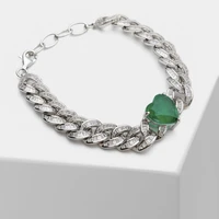 amorita boutique 925silver zircon luxry gift bridal bracelet wedding heart bracelet best gift daughter gift