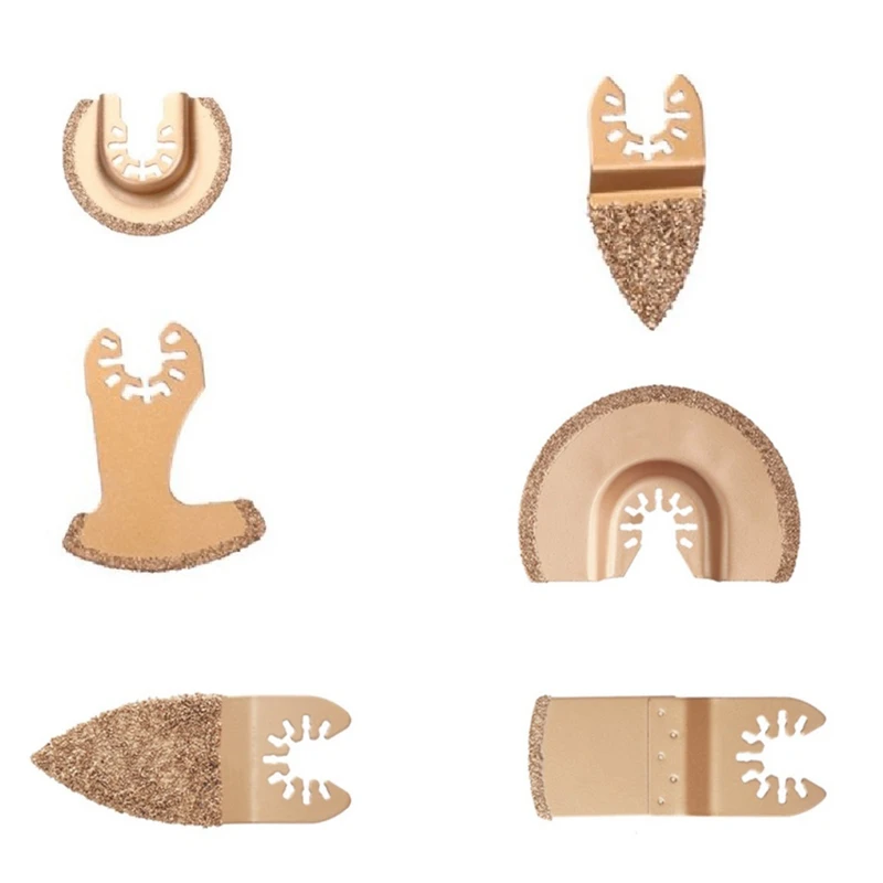 6 шт. Осциллирующие многофункциональные быстросъемные инструменты электрические пильные диски