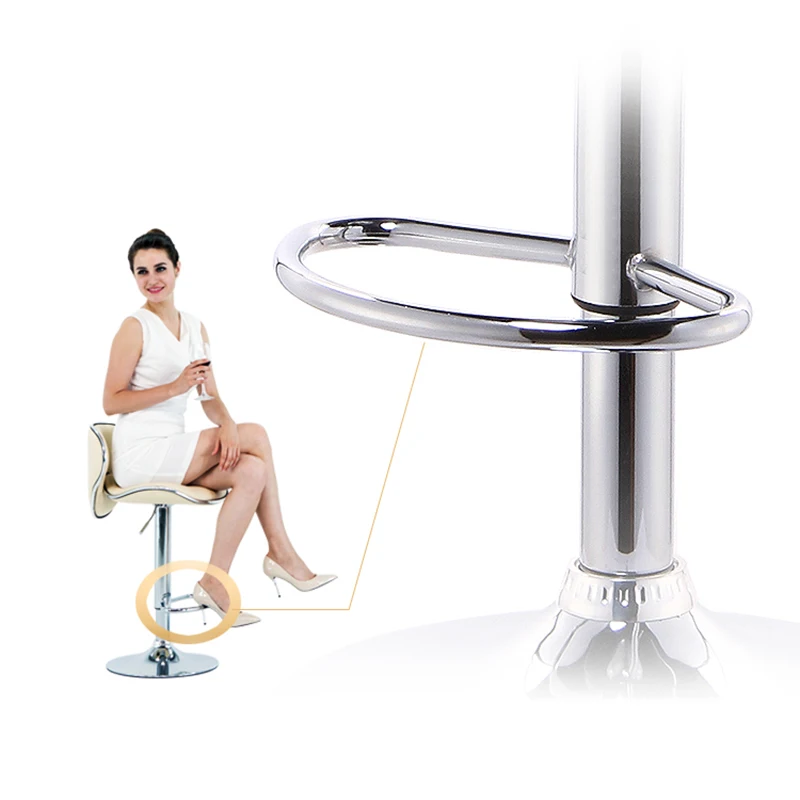 MEW 2 шт./компл. высокий барный стул кафе металлический домашний вращающийся