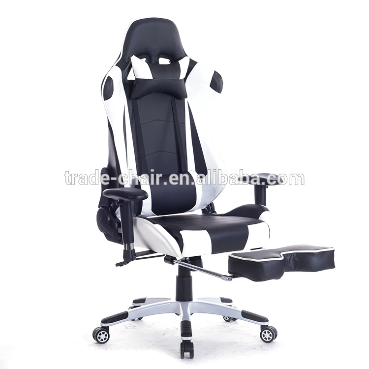 Гоночное удобное современное игровое кресло с высокой спинкой WB 8204 Сделано в