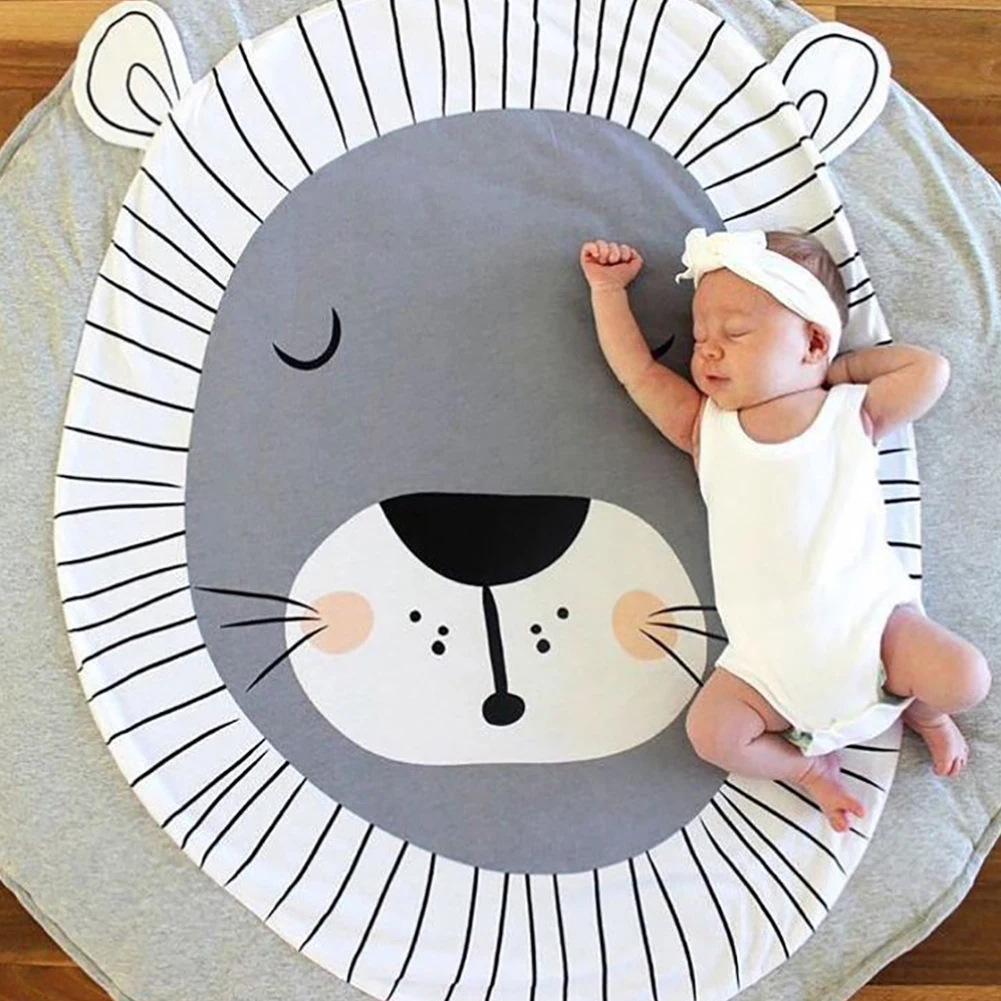 Популярная детская комната с принтом льва хлопковый детский коврик для
