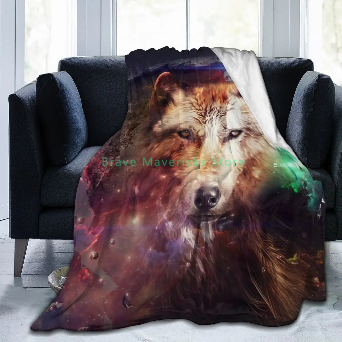 

Tiger New 3D Personality Printed Flannel Blanket Sheet Bedding Soft Blanket Bed Cover Home Textile Decoration