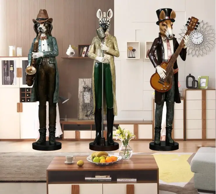 [HHT] Американские изделия из смолы большой пол животный браслет мебель бар