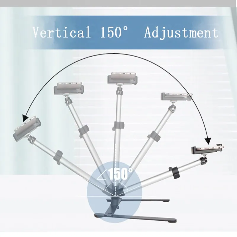 Регулируемый Настольный мини-монопод для фотосъемки подставка из алюминиевого
