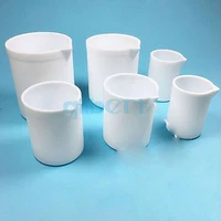 150ml white measuring beaker ptfe silicone laboratory ware high quality