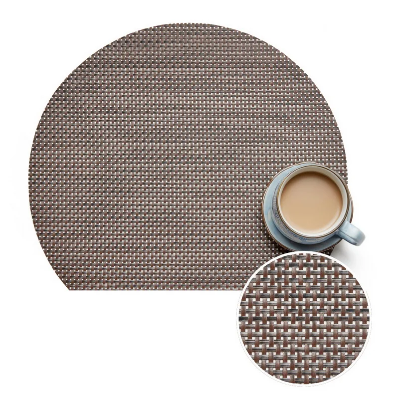 Обеденный стол круглый ПВХ салфетки термостойкая изоляционная подставка для