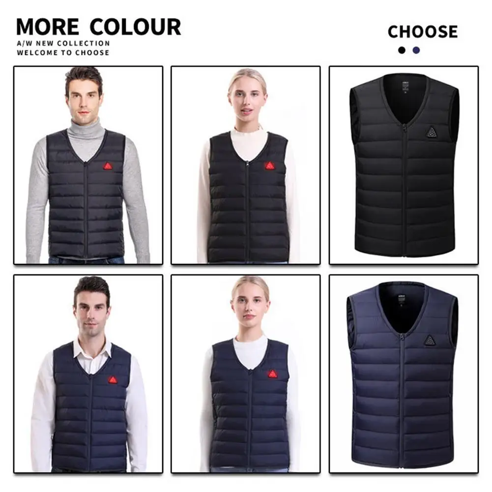 

Heated Vest Jacket USB Men Women Winter Warm Electrical Heating Sleevless Jackets Outdoor Fishing Hunting Waistcoat Hiking Vests