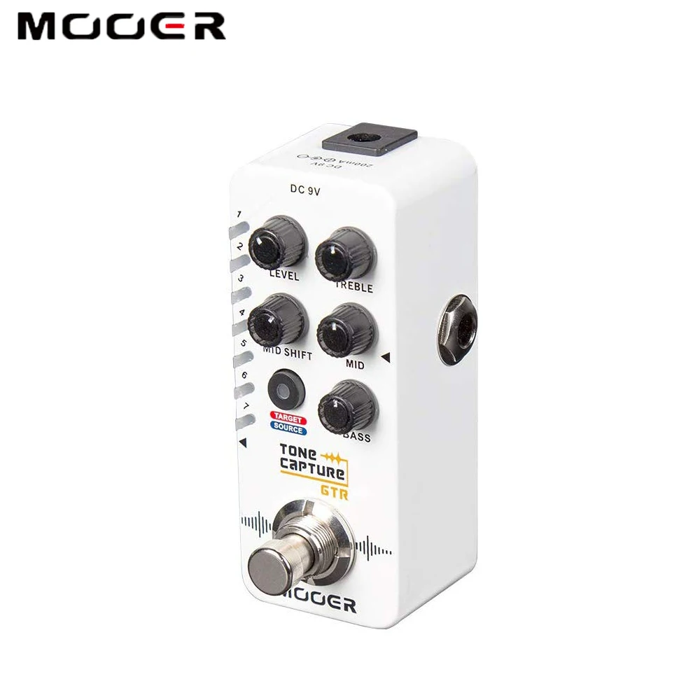 MOOER педаль GTR для захвата тона гитары 7 предустановленных слотов переключатель