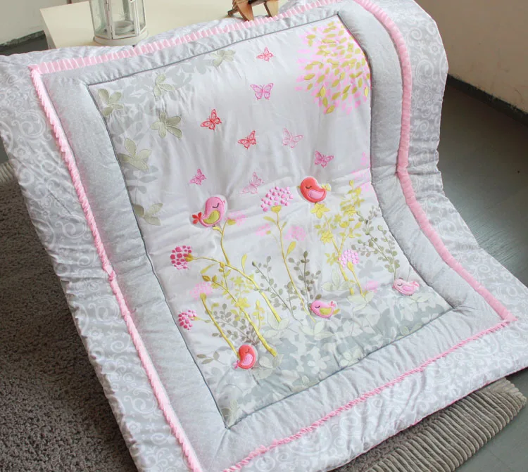 4 шт покрытые серебром с рисунком в виде птичек Вышивка принадлежности для