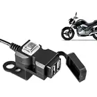 12V-24V Водонепроницаемый мотоцикл USB телефон Зарядное устройство 5V двойной Порты с функцией умной зарядки Мощность гнездо для iPad мобильного телефона планшетов