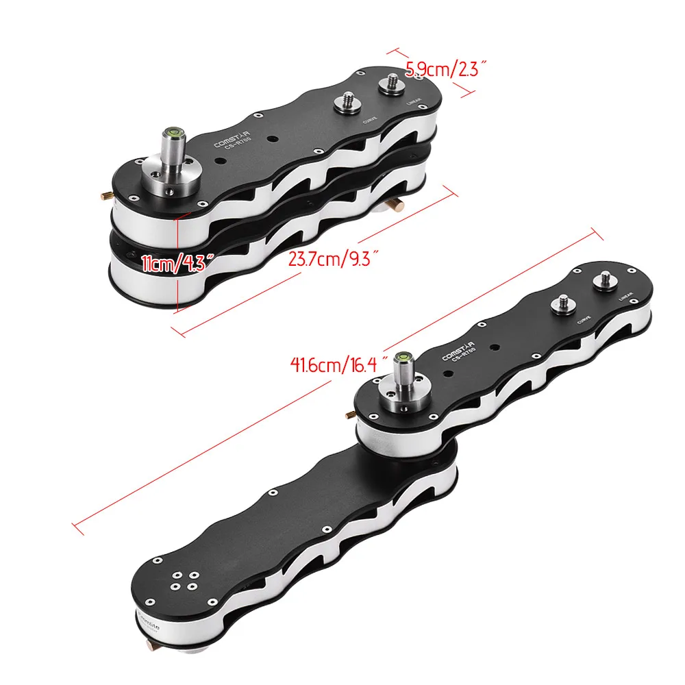 Commlite CS-R700 Slider Track 4 Time Camera Video Rail + шаровая Головка для камеры Canon Nikon Sony DSLR смартфона |