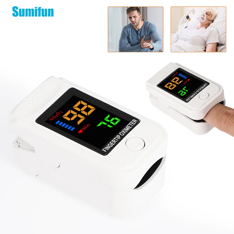 

Portable Pulse Oximeter Finger Clip Meter Pulse Rate SpO2 Perfusion Index Oximetry Blood Oxygen Monitor Medical Device