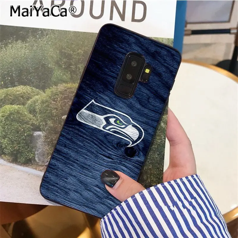 MaiYaCa Seattle Seahawks ТПУ Мягкий силиконовый чехол для телефона чехол для samsung S9 S9 плюс S5 S6 S6edge S6plus S7 S7edge S8 S8plus