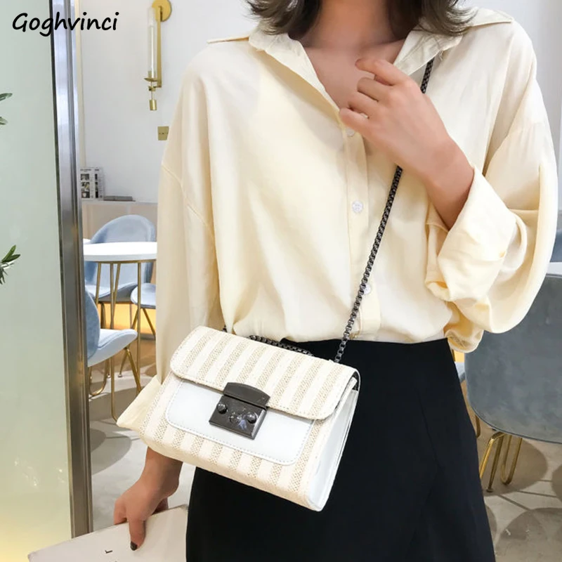 

Женские сумки через плечо, сумки-конверты на цепочке, элегантные дамские французские простые Стильные холщовые сумки в стиле пэчворк из иск...