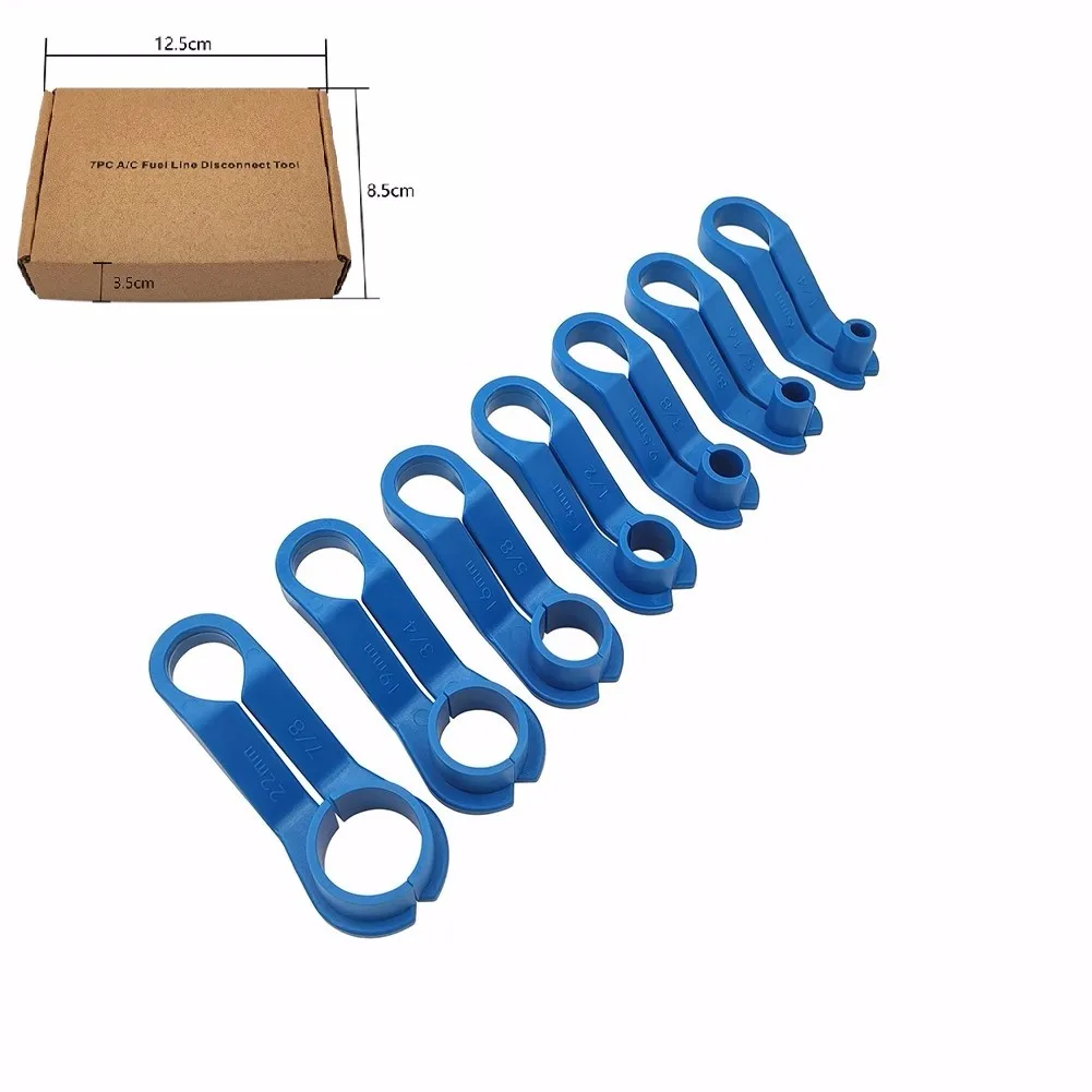 

Lisle Tools 39400 AC/Fuel Line Angled Disconnect Tool Set Brand New And High Quality 5/16", 3/8", 1/2", 5/8", 3/4" And 7/8"