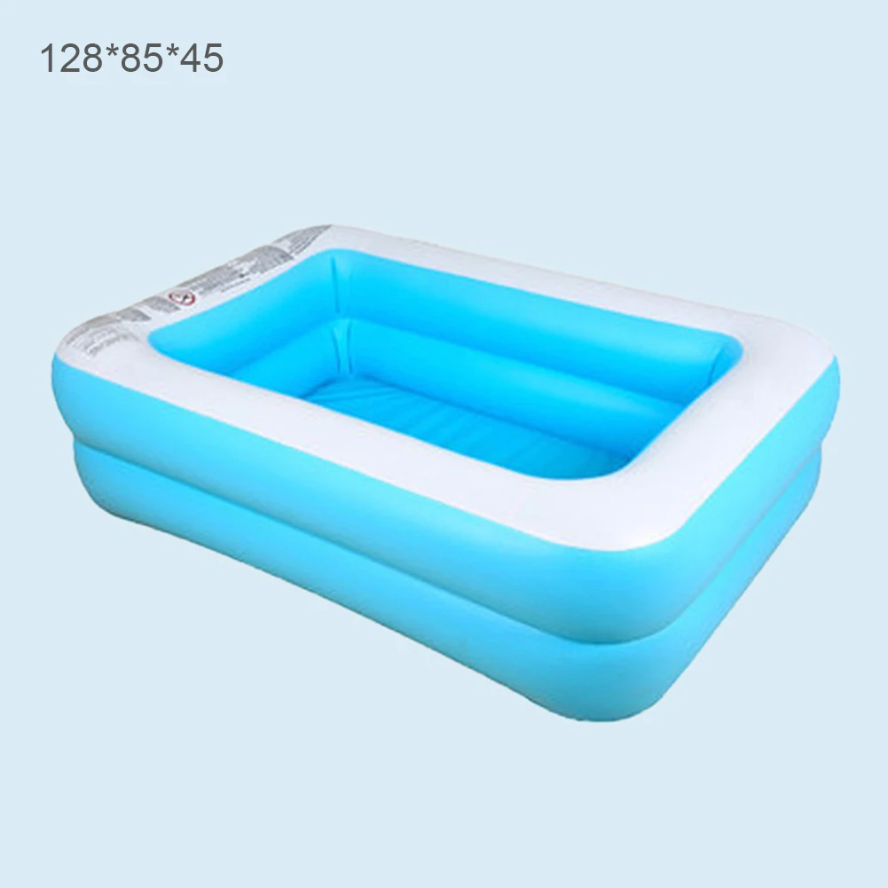 

Spot Baby Kid Inflatable Swimming Pool Paddling Pool Large Size Thickened Square Swimming Pool QP2