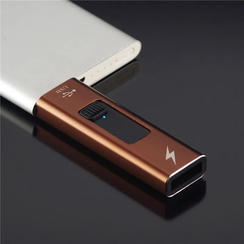 

Yooap USB-Lighter for Cigarette Metal Arc Windproof Safe&Durable Electric Lighter Creative U-disk Shape 2019 Gadgets for Men