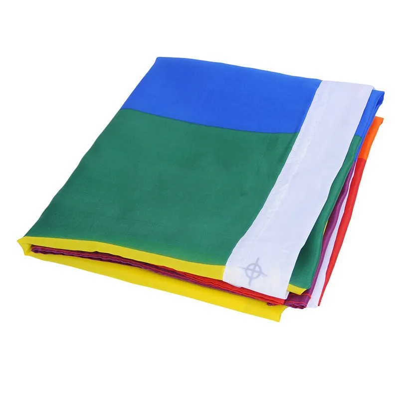

1pc LGBT Rainbow Flag 3x5FT 90x150cm Lesbian Gay Parade Banners Pride Flag Polyester Colorful Rainbow Flag for Decor